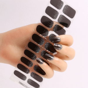 Stikers x 20 - Negro brillante