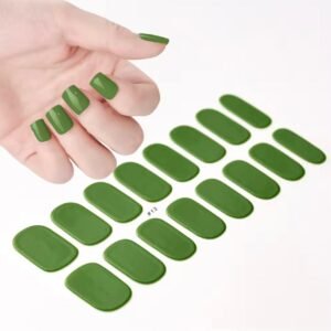 Stikers de 16 uñas - Verde