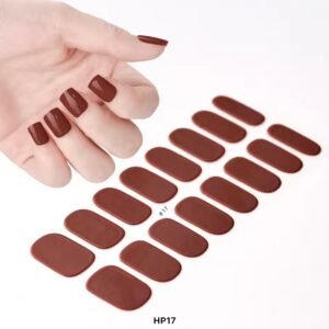 Stikers de 16 uñas - Marron