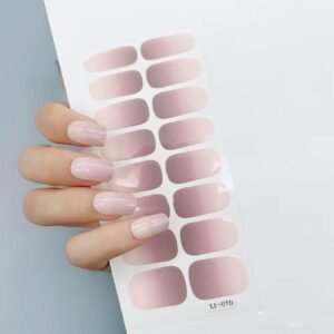 Stikers de 16 uñas - Rosa vieja