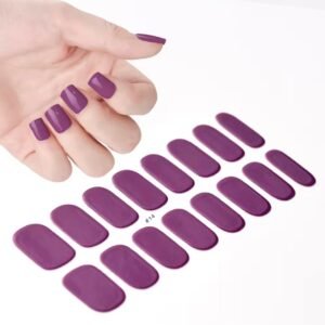 Stikers de 16 uñas - Morado