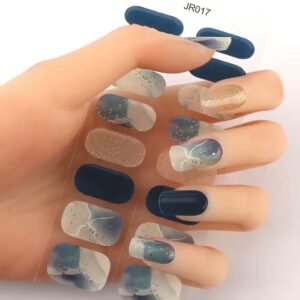 Stikers de 16 uñas - Azul